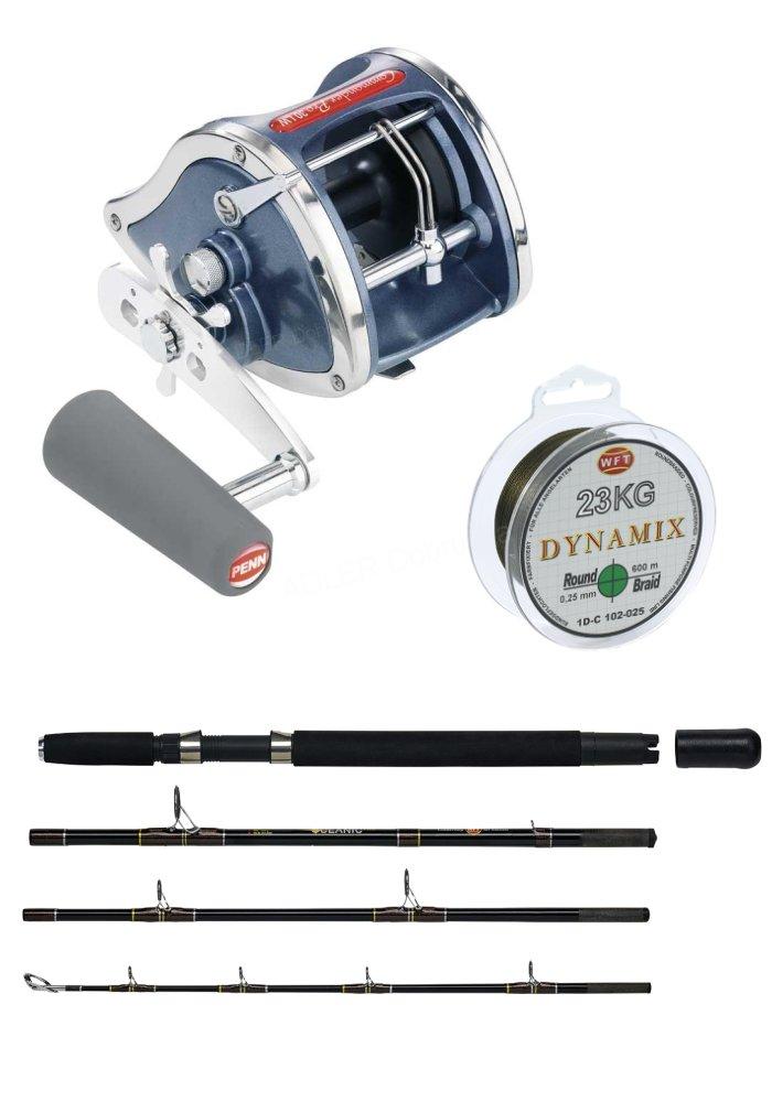 COMBO PENN Commander 30 LW LH + Oceanic Tidecutter Travel 30lb 2,10m