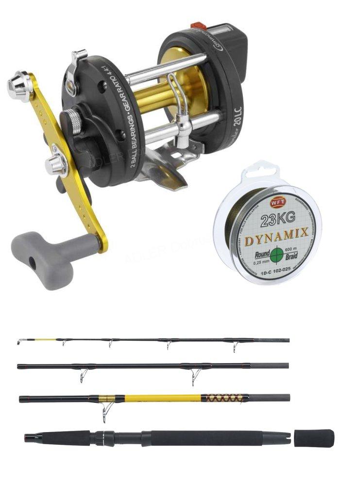 Set Combo WFT NC Fjordspin travel 2,10m 300-1000g + Penn Commander 30LC RH