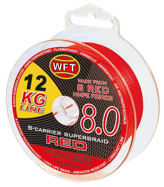 WFT KG 8.0 Red 0,12mm/15kg, 150m