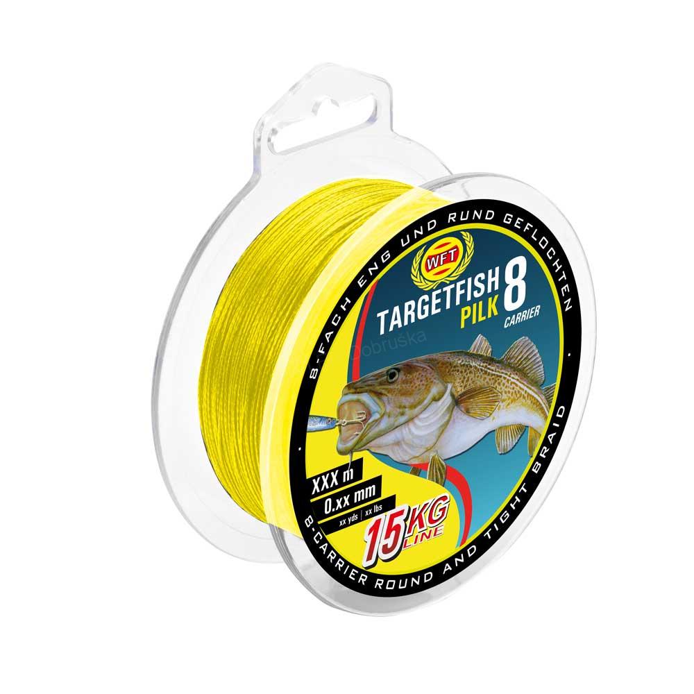 WFT Target Fish 8 0,15mm/12kg/220m/žlutá