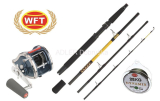 COMBO PENN Commander Pro 20 LW LH + WFT NC Fjord Spin Travel 2,10m, 200-600g