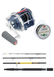 Set Combo  WFT NC Fjordspin travel 2,10m 200-600g + PENN Commander 20 LW LH