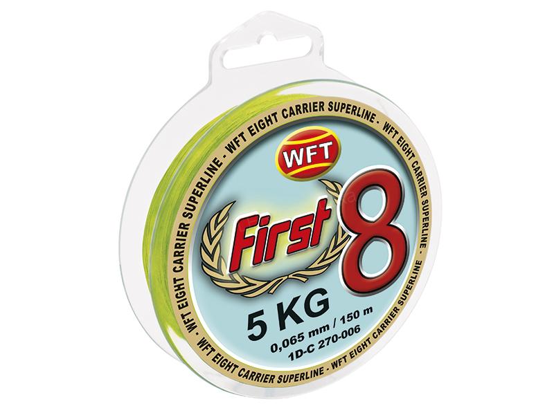 WFT FIRST 8KG 0,080mm/8kg/150m - zelená