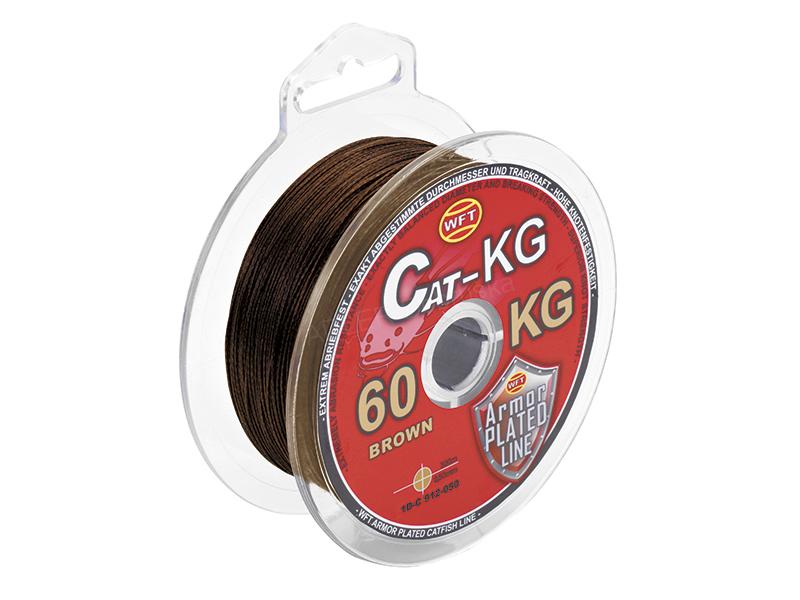 WFT CAT KG High performance line 0,50mm/60kg/180m (EXACT) hnědá