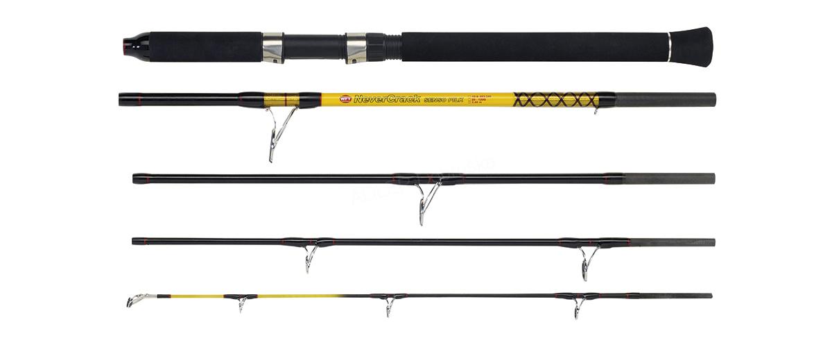WFT NEVER CRACK Big fish 2,40m 150-700g, 5 dílný
